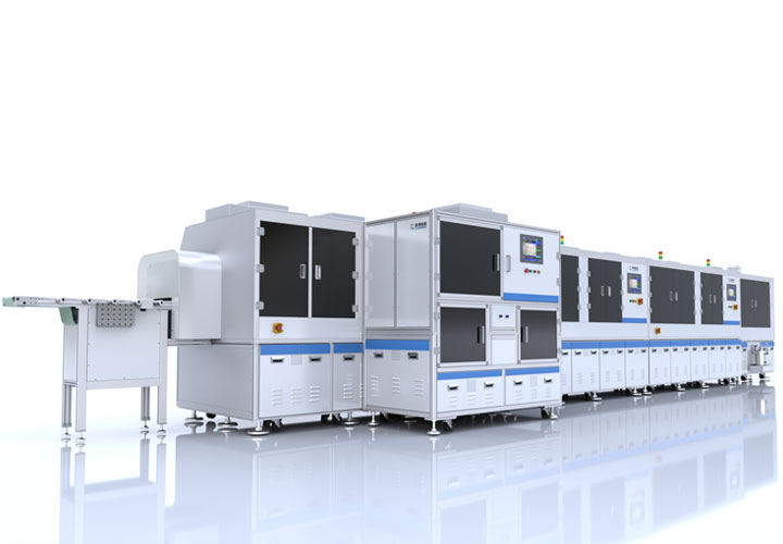 全自动幼尺寸指纹模组 / 摄像头模组绑定整线